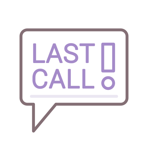 Last call Flaticons Lineal Color icon