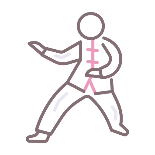 Kung fu Flaticons Lineal Color icon