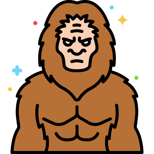 bigfoot Flaticons Lineal Color icon