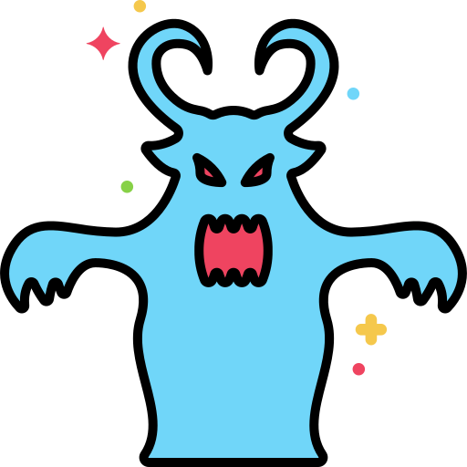 Monster Flaticons Lineal Color icon