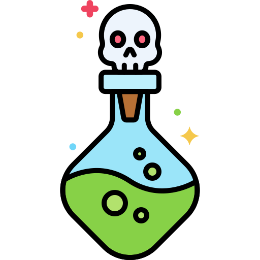Magic potion Flaticons Lineal Color icon