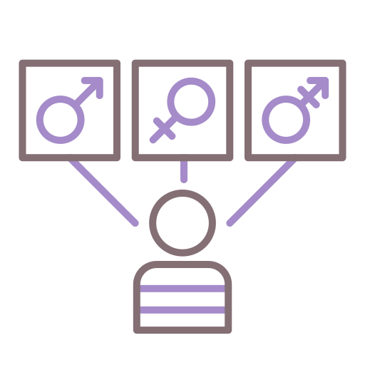 Gender identity Flaticons Lineal Color icon