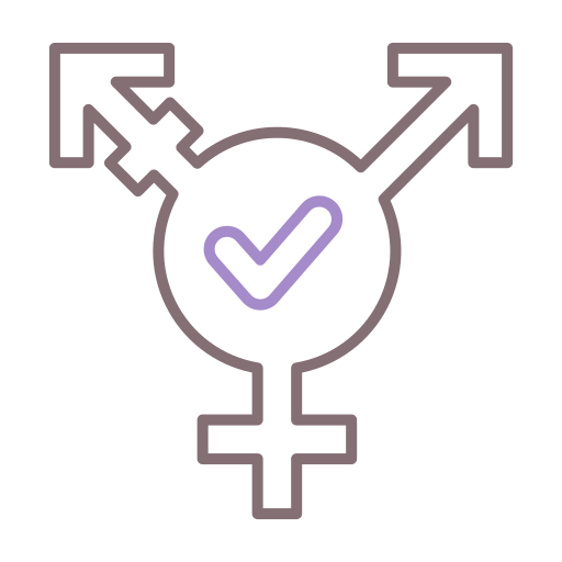 transpłciowy Flaticons Lineal Color ikona