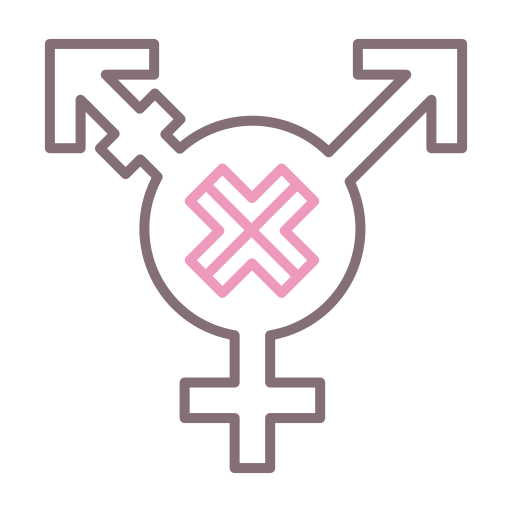 transphobie Flaticons Lineal Color Icône