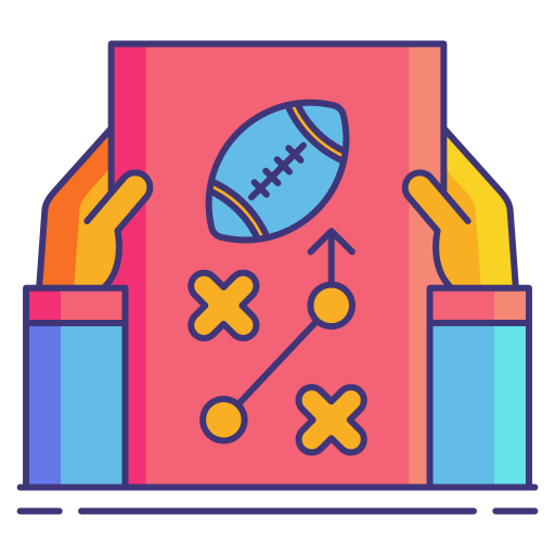 game plan Flaticons Lineal Color icoon