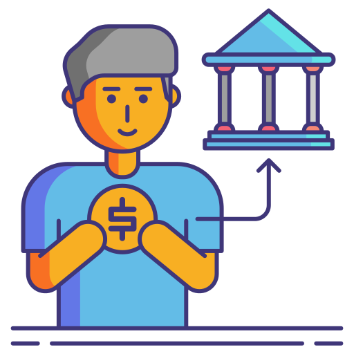 Personal banking Flaticons Lineal Color icon