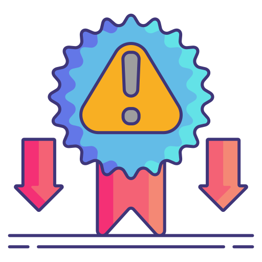 Reputational risk Flaticons Lineal Color icon
