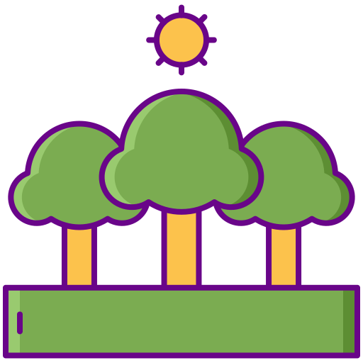 森 Flaticons Lineal Color icon