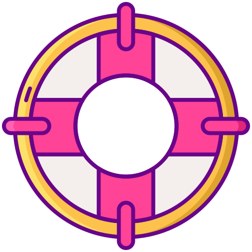 lifebuoy Flaticons Lineal Color Ícone