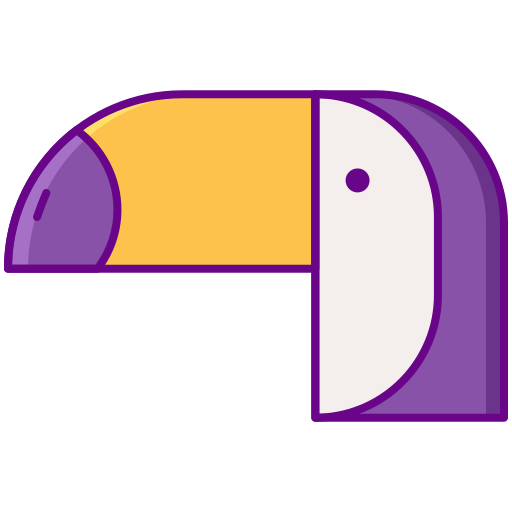 Toucan Flaticons Lineal Color icon