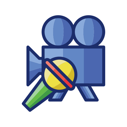 videocamera Flaticons Lineal Color icona
