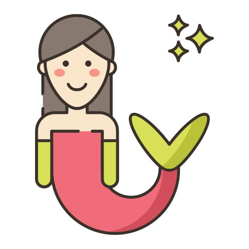 Mermaid Flaticons Lineal Color icon