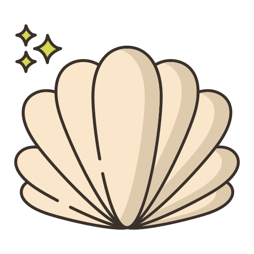 concha Flaticons Lineal Color icono