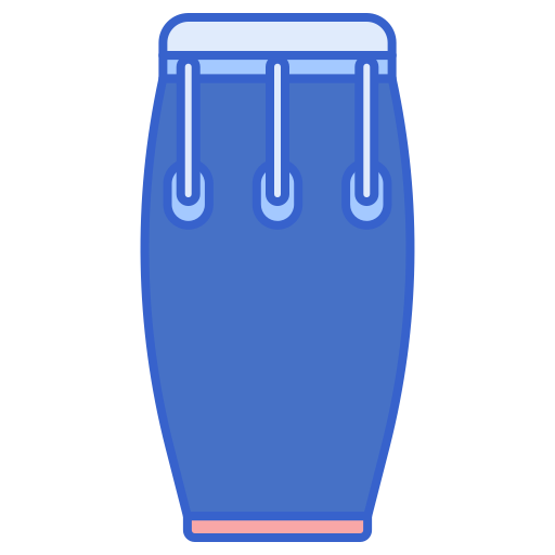 conga Flaticons Lineal Color icono