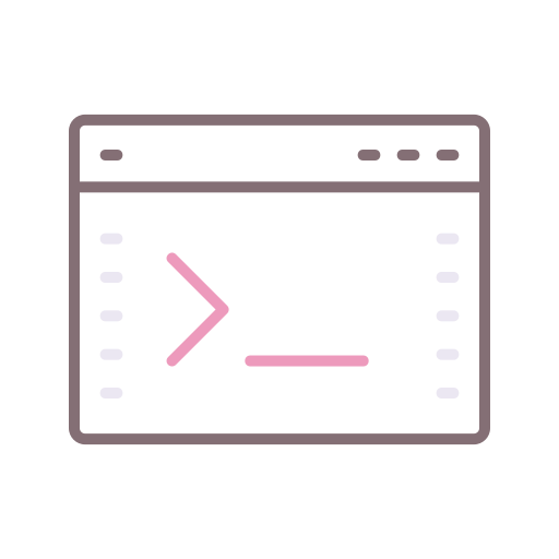 Command line Flaticons Lineal Color icon