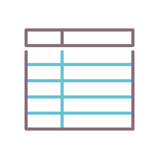 mesa Flaticons Lineal Color icono