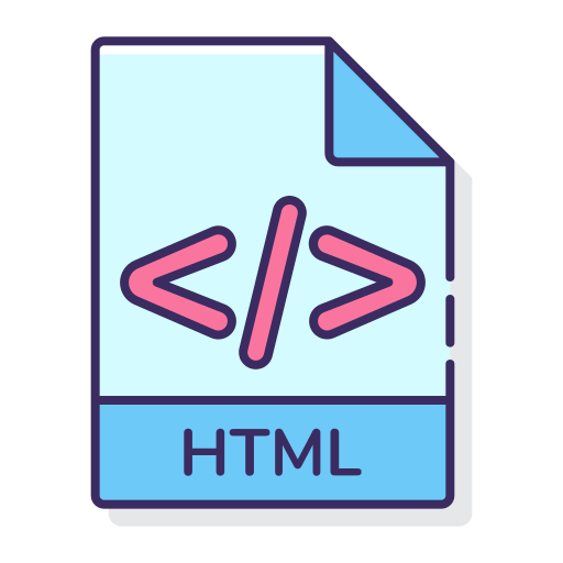 html Flaticons Lineal Color ikona