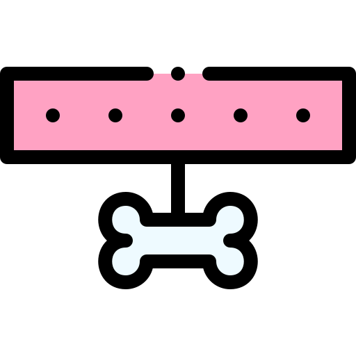 犬の首輪 Detailed Rounded Lineal color icon
