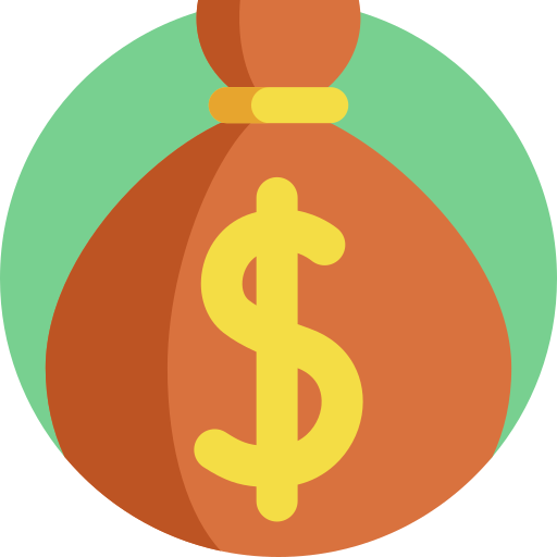 Money bag Detailed Flat Circular Flat icon