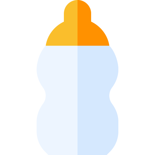 botella de leche Basic Straight Flat icono