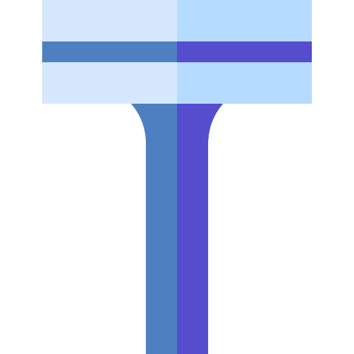 maquinilla de afeitar Basic Straight Flat icono