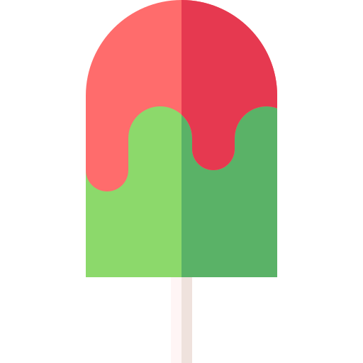 Ice cream Basic Straight Flat icon