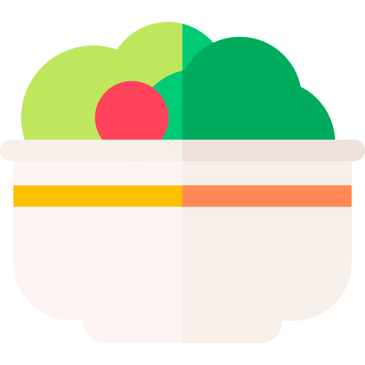 salade Basic Rounded Flat icoon