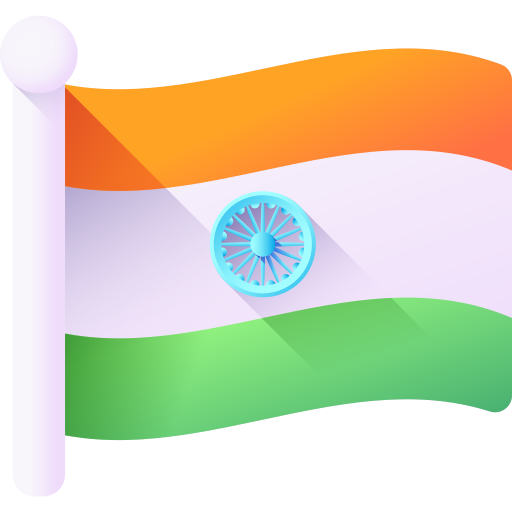 india 3D Color icono