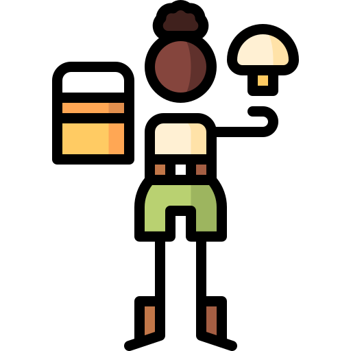 pilze Puppet Characters Lineal Color icon
