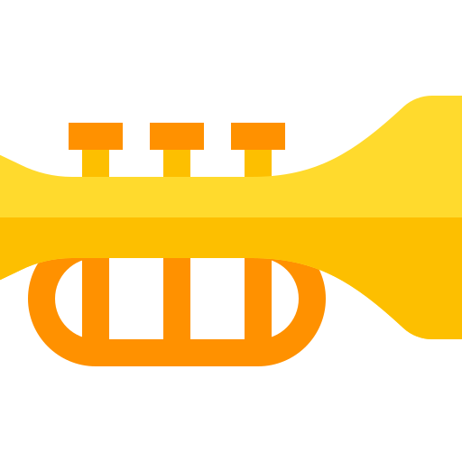 trompet Basic Straight Flat icoon