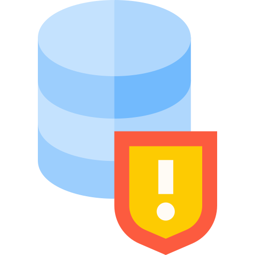 Data protection Basic Straight Flat icon