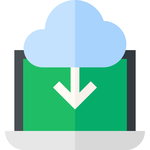 herunterladen Basic Straight Flat icon