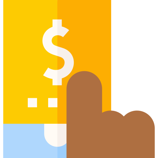 Mobile banking Basic Straight Flat icon