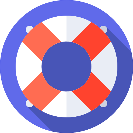 boya salvavidas Flat Circular Flat icono