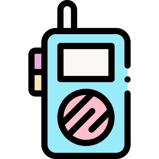 walkie-talkie Detailed Rounded Lineal color icon