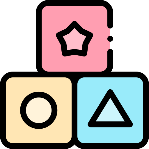 Cubes Detailed Rounded Lineal color icon