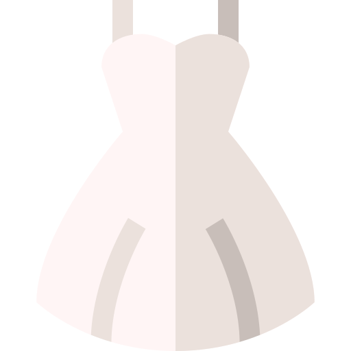 vestido de novia Basic Straight Flat icono