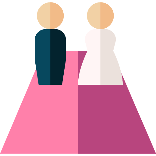Свадьба Basic Straight Flat иконка