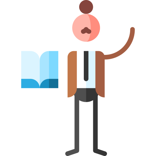 Book Puppet Characters Flat icon