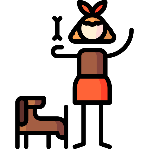 tierpflege Puppet Characters Lineal Color icon