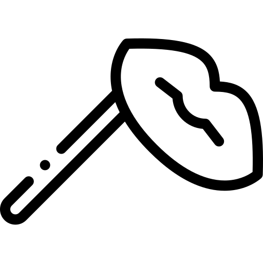 labbra Detailed Rounded Lineal icona