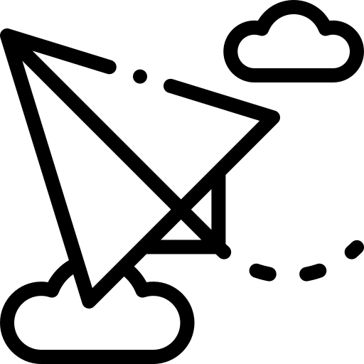 carta Detailed Rounded Lineal icona