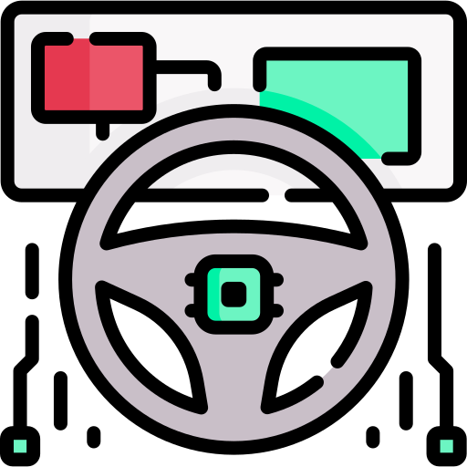 自動運転車 Special Lineal color icon