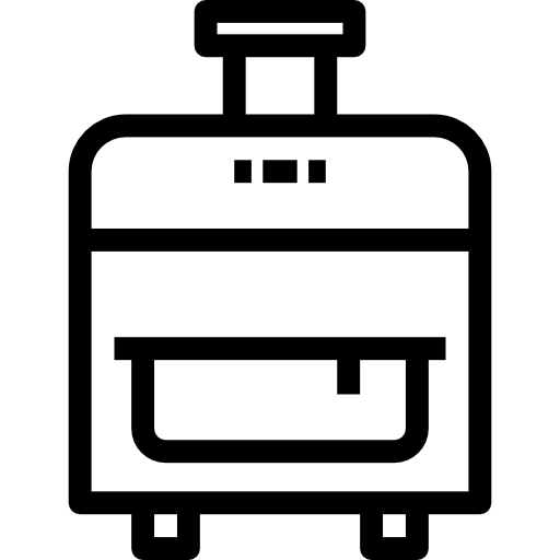 Suitcase Detailed Straight Lineal icon