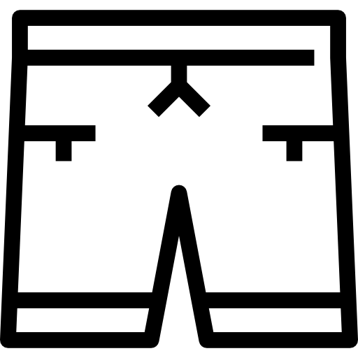 spodenki Detailed Straight Lineal ikona
