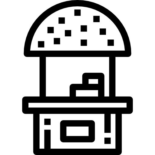 stoisko żywności Detailed Straight Lineal ikona
