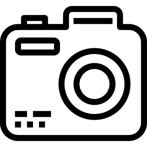 aparat fotograficzny Detailed Straight Lineal ikona