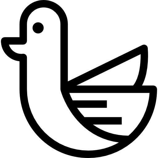 Duck Detailed Straight Lineal icon