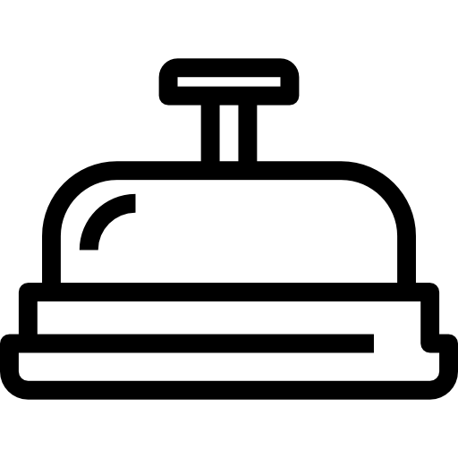 dzwonek hotelowy Detailed Straight Lineal ikona