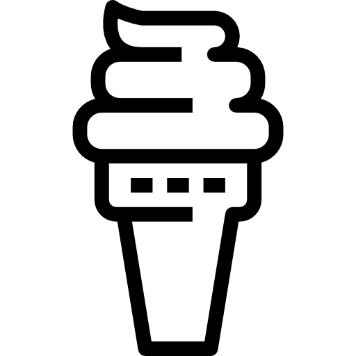 アイスクリーム Detailed Straight Lineal icon
